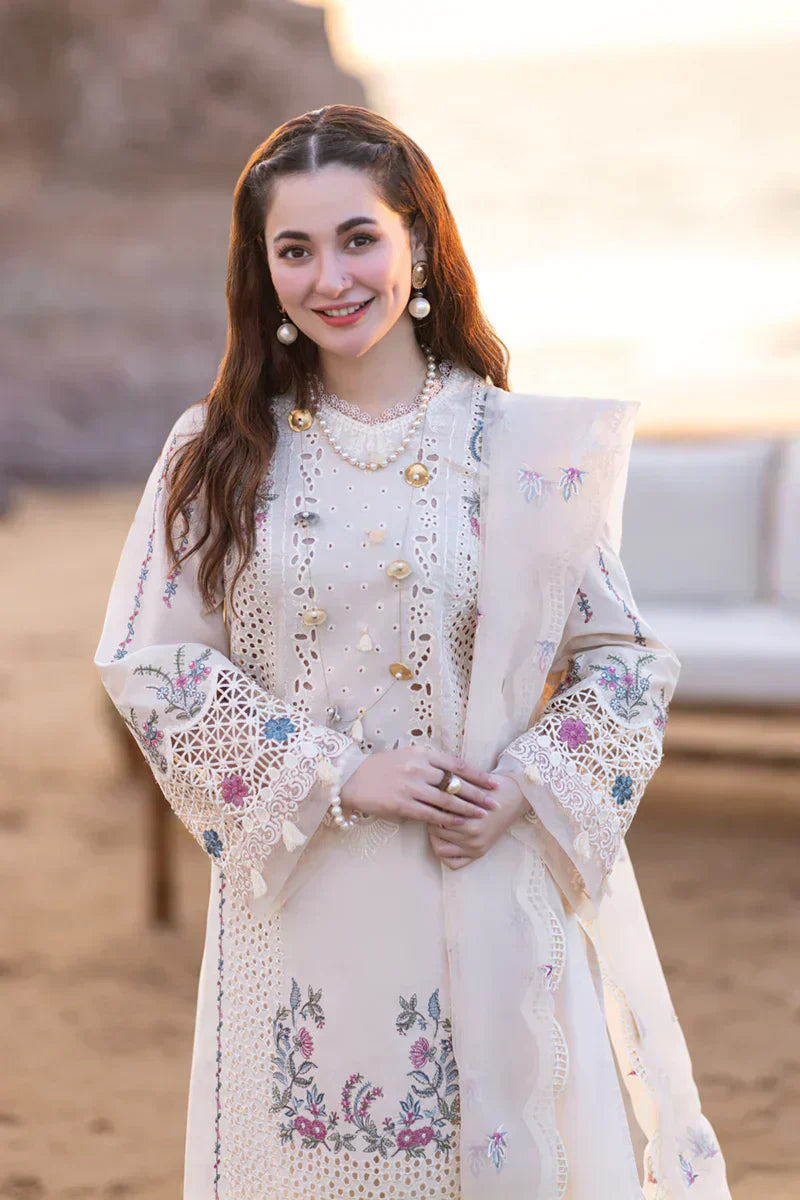 Qalamkar | Sahil Kinare Luxury Lawn | FP-09 SELIN - House Of Anaya