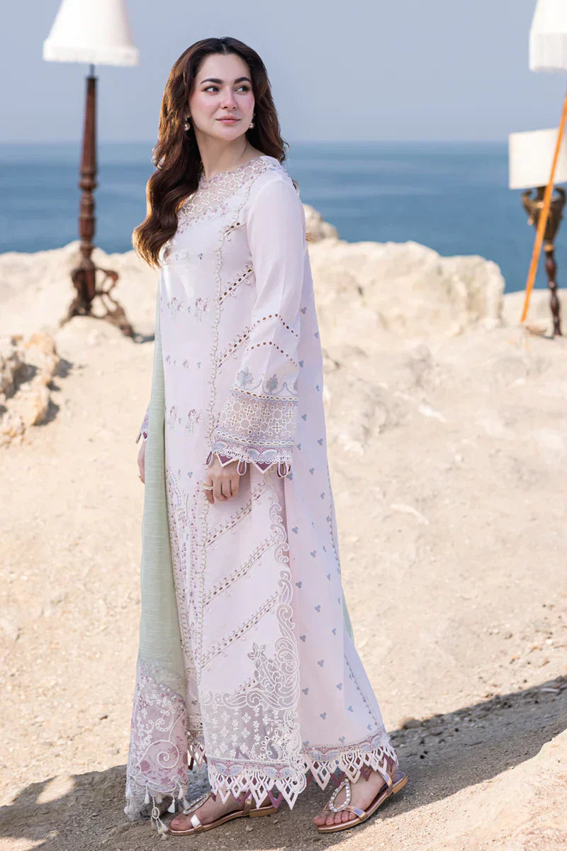 Qalamkar | Sahil Kinare Luxury Lawn | FP-08 NIA - House Of Anaya