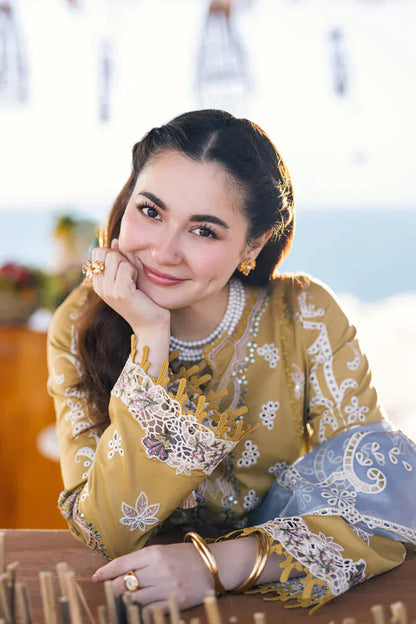 Qalamkar | Sahil Kinare Luxury Lawn | FP-03 SELMA - House Of Anaya