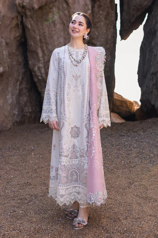 Qalamkar | Sahil Kinare Luxury Lawn | FP-13 MELEK - House Of Anaya