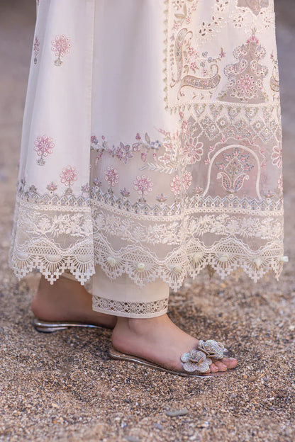 Qalamkar | Sahil Kinare Luxury Lawn | FP-13 MELEK - House Of Anaya