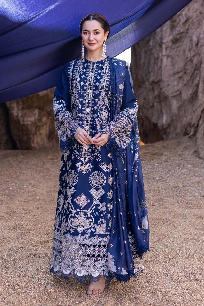 Qalamkar | Sahil Kinare Luxury Lawn | FP-06 MIRAY - House Of Anaya