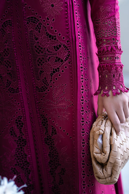 Qalamkar | Sahil Luxury Lawn | FK-11 VIOLET