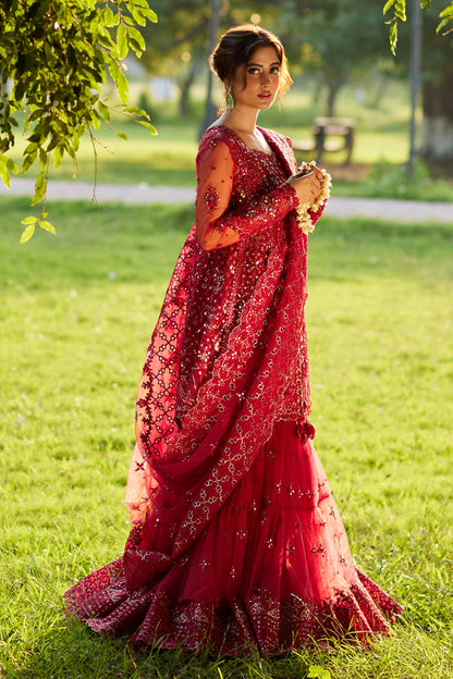 Qalamkar | Shadmani Luxury Formals |  Nurah SH-07 - House Of Anaya