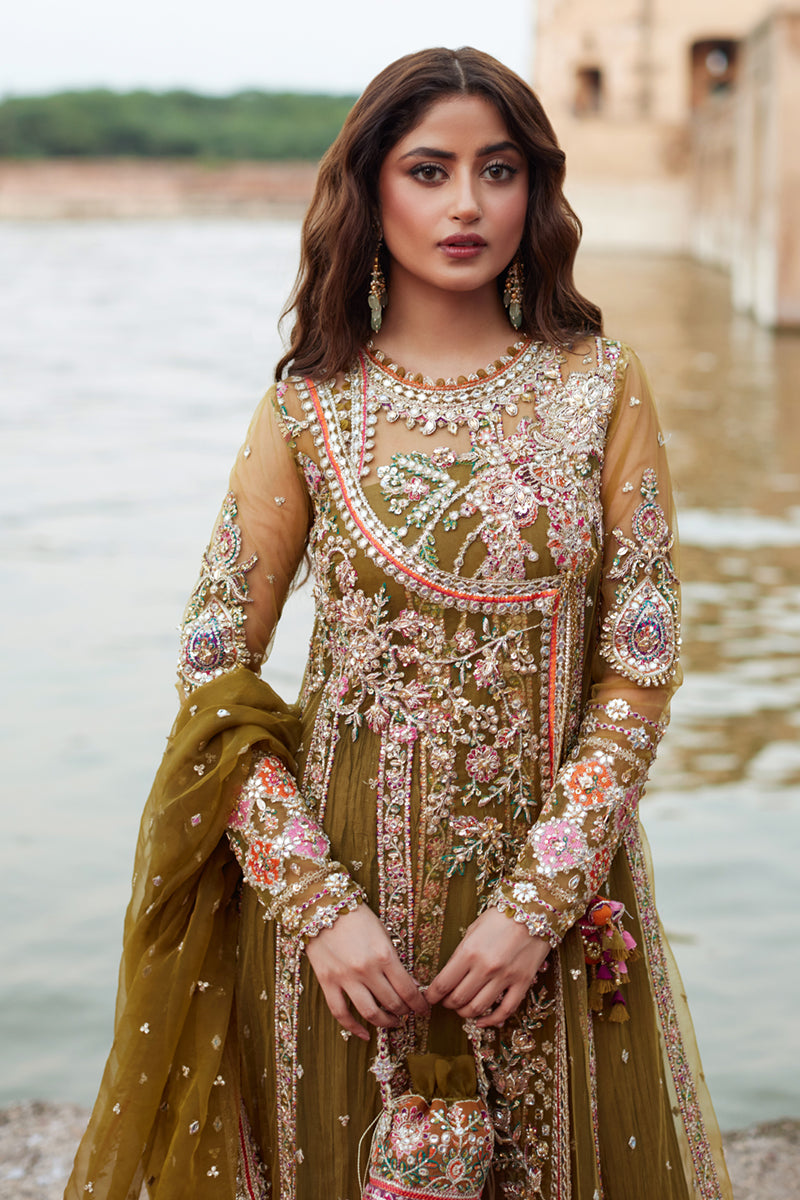 Qalamkar | Shadmani Luxury Formals | Rameesha SH-01 - House Of Anaya