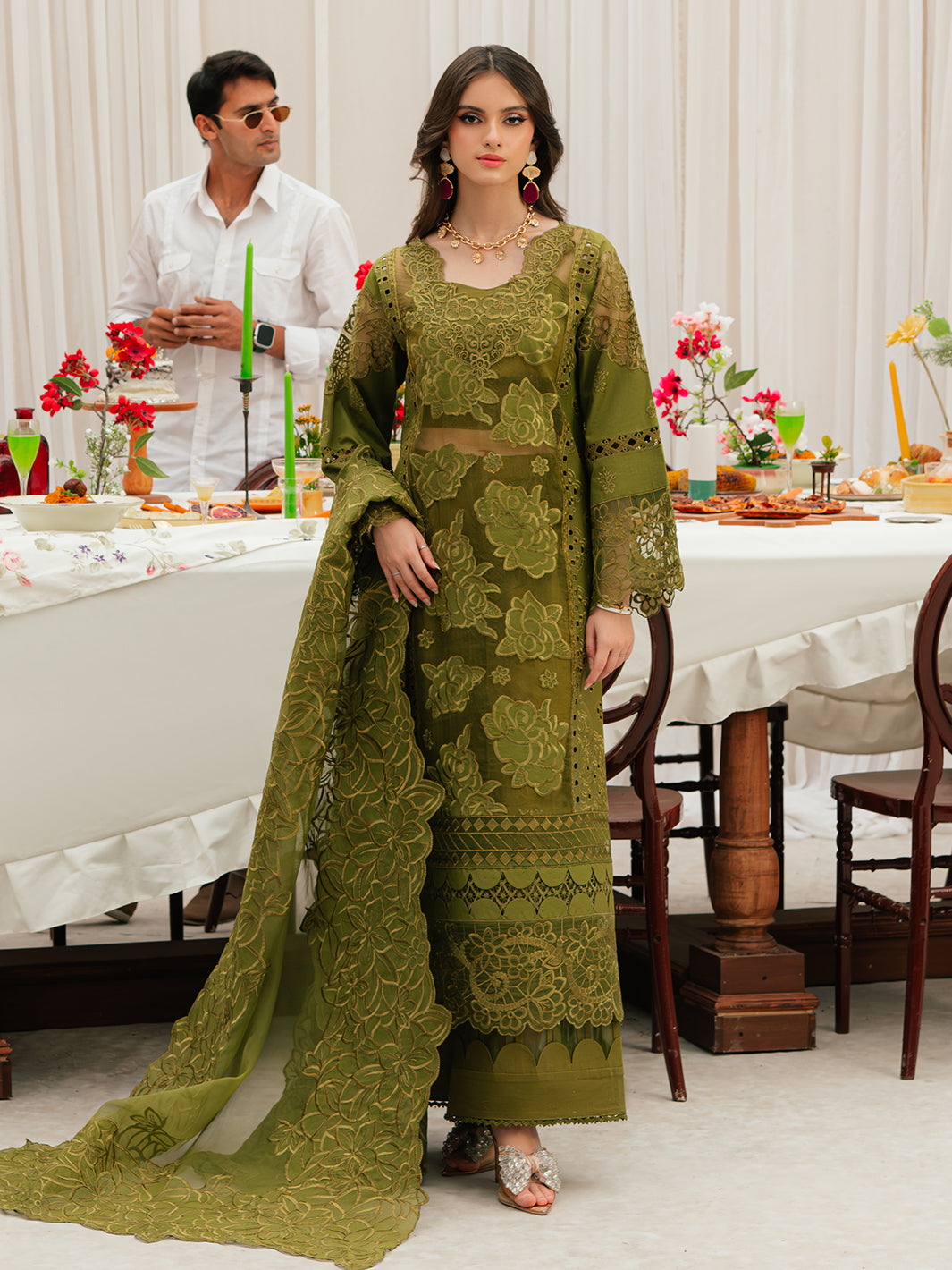 Mahnur | Allenura Luxury Lawn 24 | REVERIE - House Of Anaya