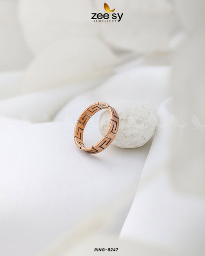 Maze Pattern Ring-8247 - Libasekhas
