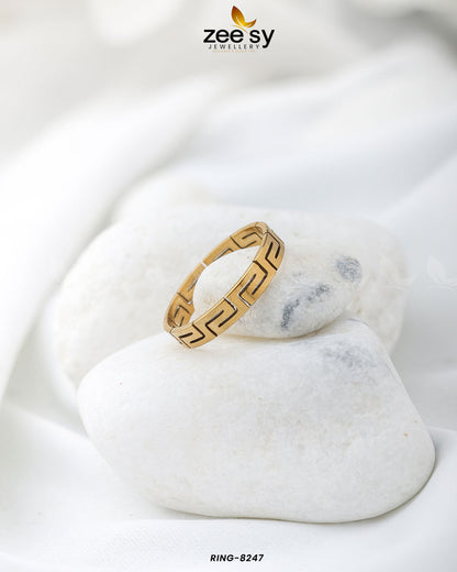 Maze Pattern Ring-8247 - Libasekhas