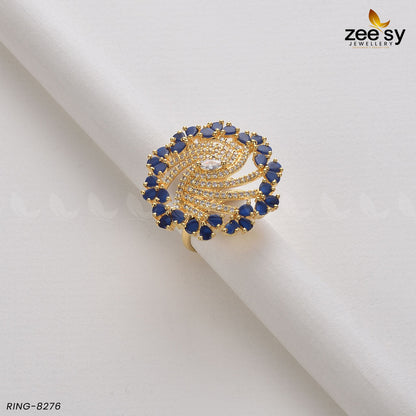 Rhinestone Ring-8276 - Libasekhas