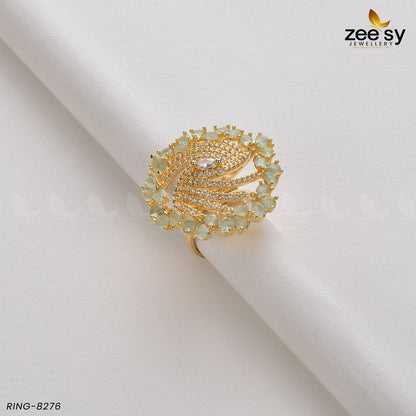 Rhinestone Ring-8276 - Libasekhas