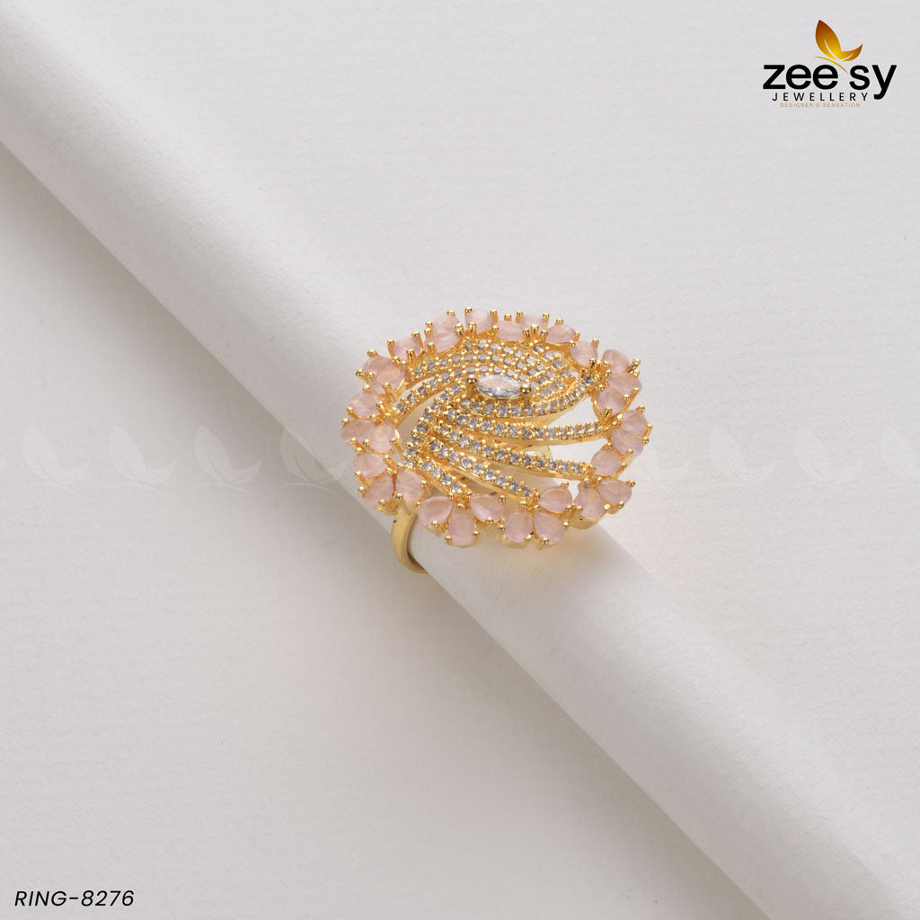 Rhinestone Ring-8276 - Libasekhas