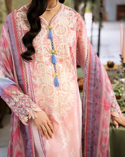 Roheenaz | Flora Printed Lawn | Amara - House Of Anaya