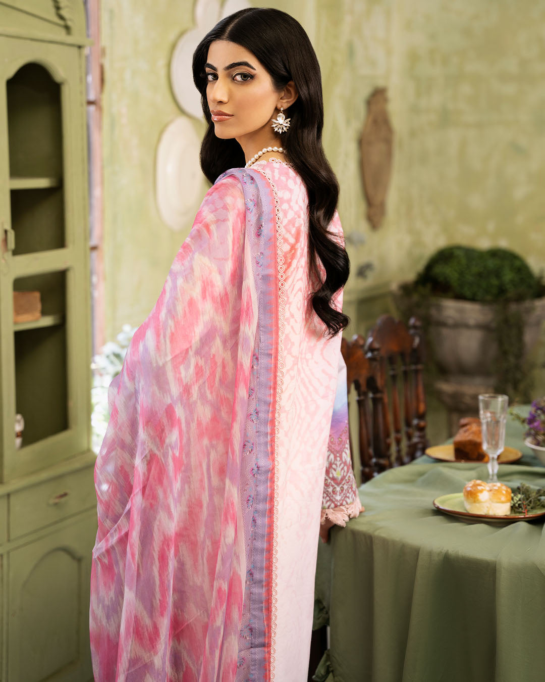 Roheenaz | Flora Printed Lawn | Amara - House Of Anaya