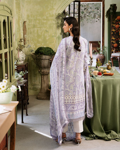 Roheenaz | Flora Printed Lawn | Lumina - House Of Anaya