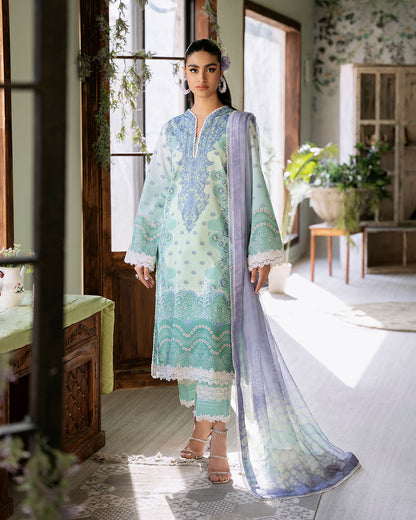 Roheenaz | Flora Printed Lawn | Elysium - House Of Anaya