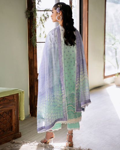 Roheenaz | Flora Printed Lawn | Elysium - House Of Anaya