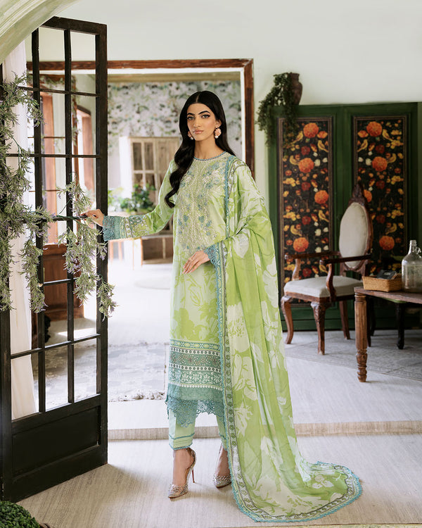 Roheenaz | Flora Printed Lawn | Euphoria - House Of Anaya