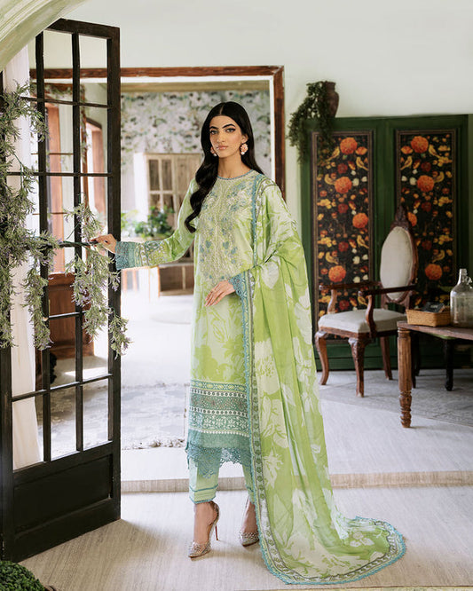 Roheenaz | Flora Printed Lawn | Euphoria - House Of Anaya