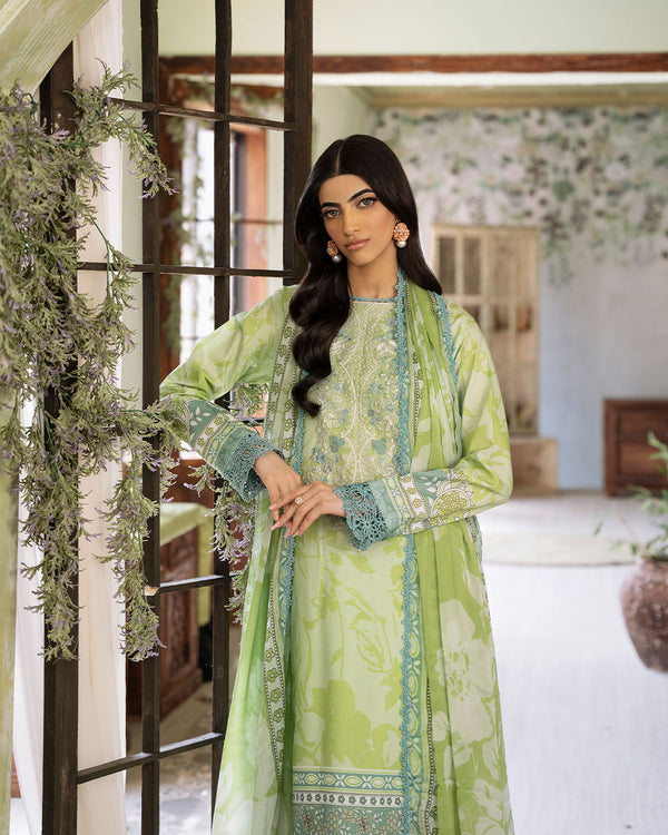 Roheenaz | Flora Printed Lawn | Euphoria - House Of Anaya