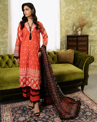 Roheenaz | Flora Printed Lawn | Solstice - House Of Anaya
