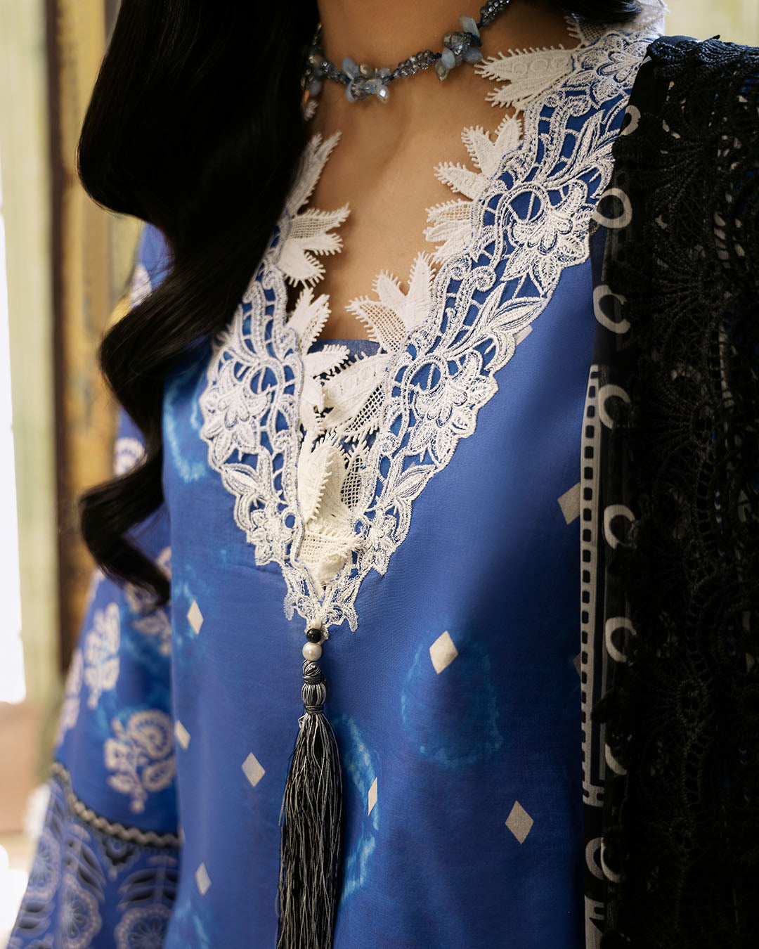 Roheenaz | Flora Printed Lawn | Ember - House Of Anaya