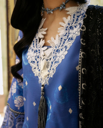 Roheenaz | Flora Printed Lawn | Ember - House Of Anaya