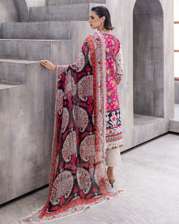 Roheenaz | Azalea Printed Lawn 24 | Marigold Meadows - House Of Anaya