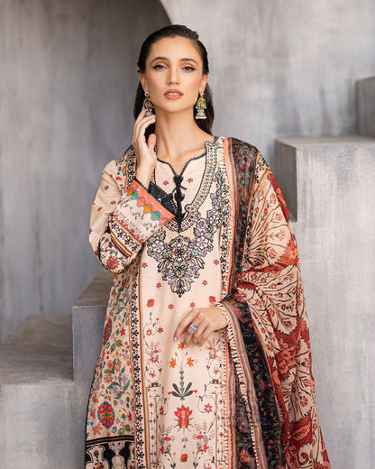 Roheenaz | Azalea Printed Lawn 24 | Enchanting Eden - House Of Anaya