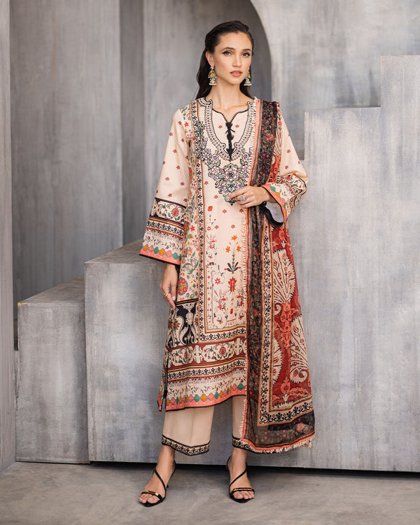 Roheenaz | Azalea Printed Lawn 24 | Enchanting Eden - House Of Anaya