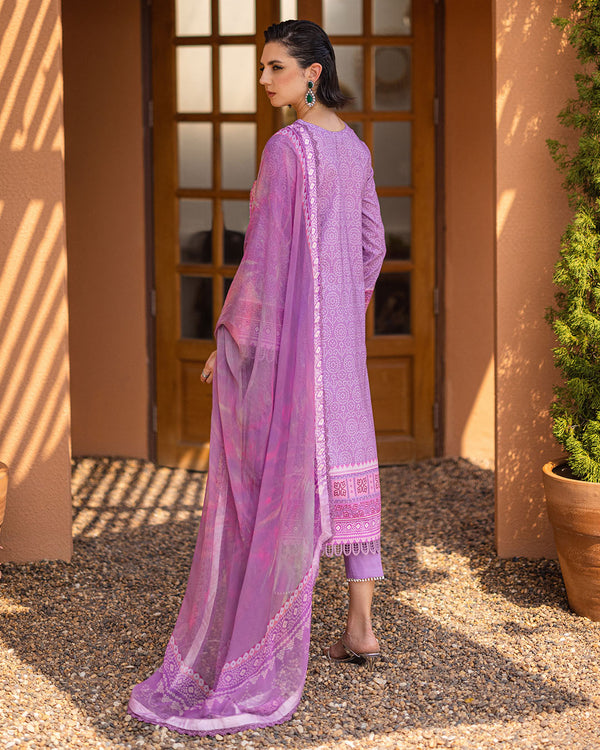 Roheenaz | Azalea Printed Lawn 24 | Azure Dream - House Of Anaya