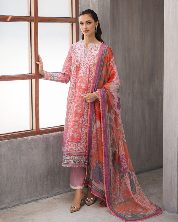 Roheenaz | Azalea Printed Lawn 24 | Sunset Serenade - House Of Anaya