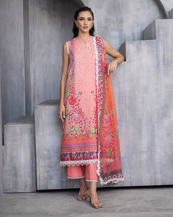 Roheenaz | Azalea Printed Lawn 24 | Sunset Serenade - House Of Anaya