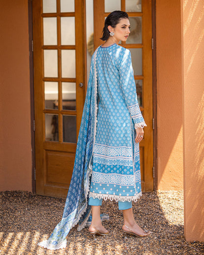 Roheenaz | Azalea Printed Lawn 24 | Starlit Sky - House Of Anaya