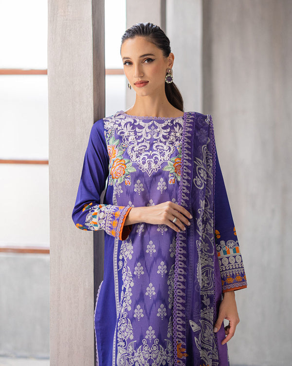 Roheenaz | Azalea Printed Lawn 24 | Blissful Berry - House Of Anaya