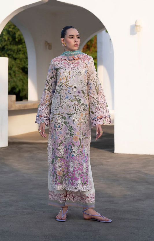 AJR Couture | Printakari Lawn 25 | Rose
