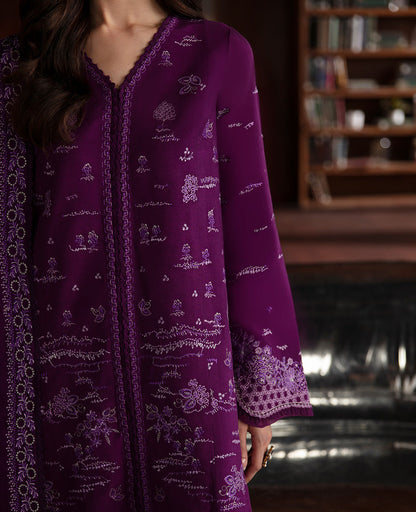 Republic Womenswear | Premium Pret 25 | RPP-06 (Prune de myrtille) - House Of Anaya