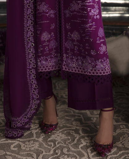 Republic Womenswear | Premium Pret 25 | RPP-06 (Prune de myrtille) - House Of Anaya