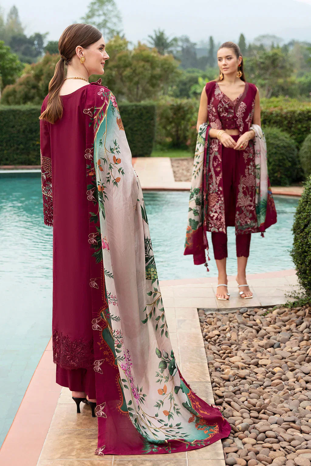 Ramsha | Andaz Collection | CRIMSON GLOW - House Of Anaya
