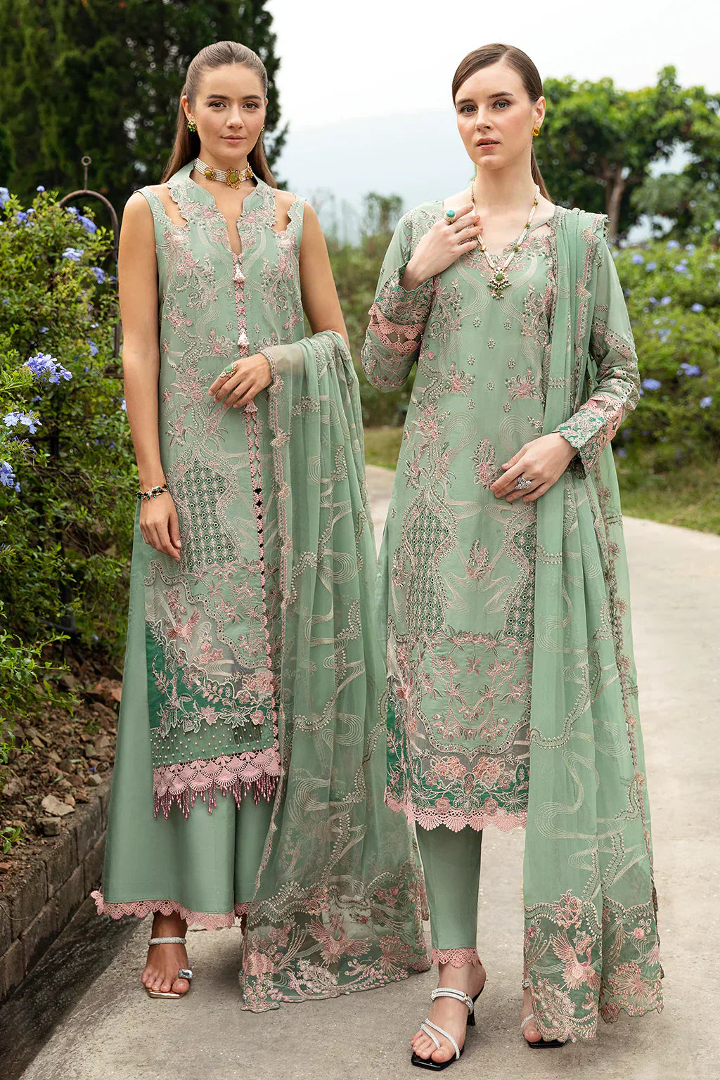 Ramsha | Andaz Collection | PASTEL GREEN - House Of Anaya