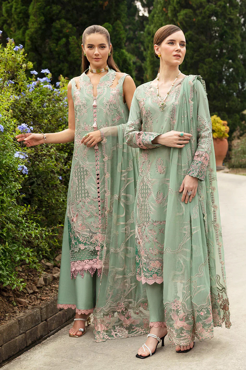 Ramsha | Andaz Collection | PASTEL GREEN - House Of Anaya
