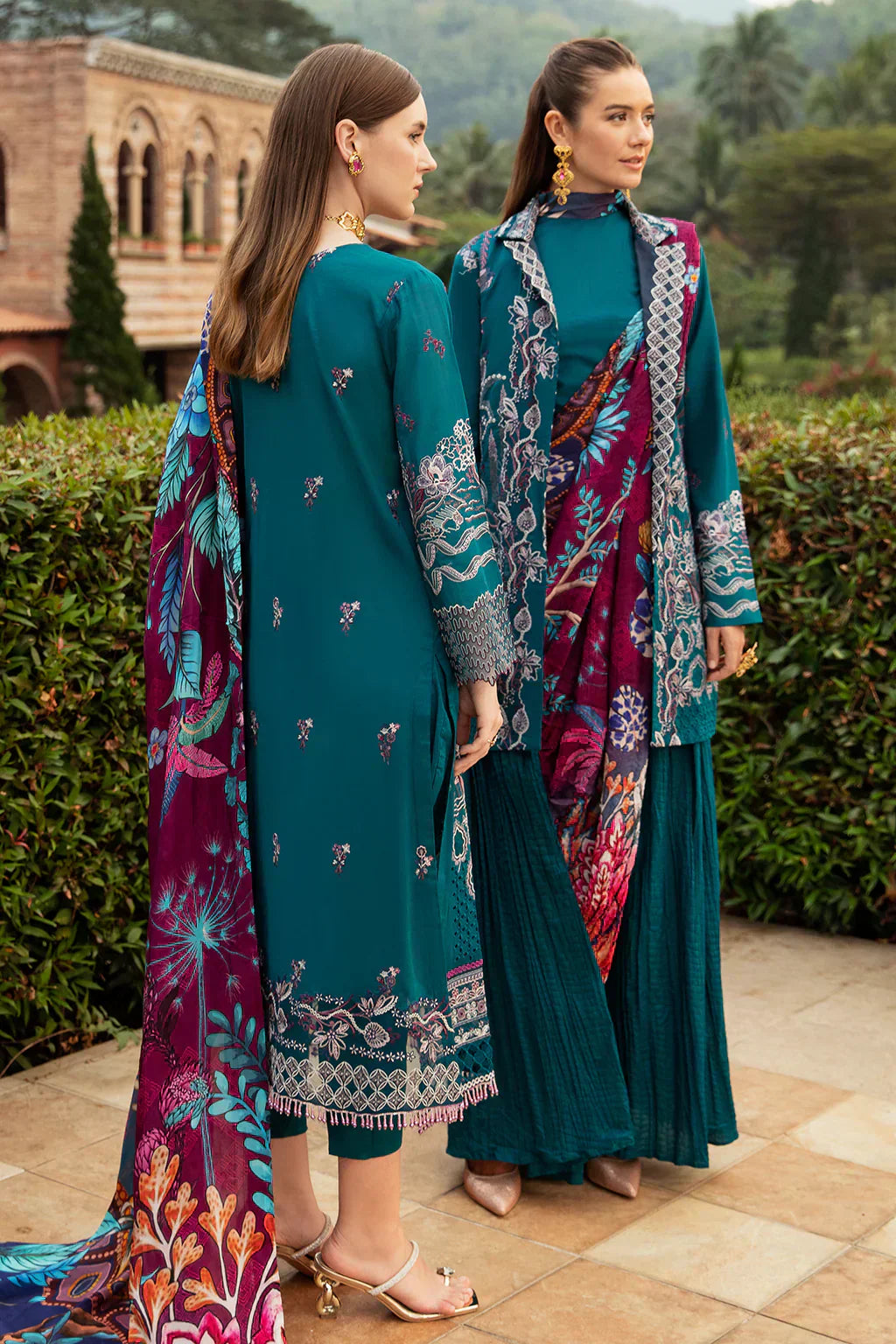Ramsha | Andaz Collection | SEA BLUE - House Of Anaya