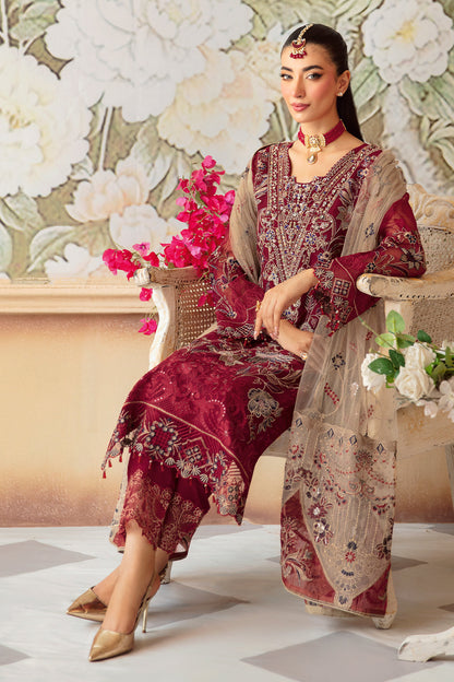Ramsha | Minhal Organza Collection |  M-1201
