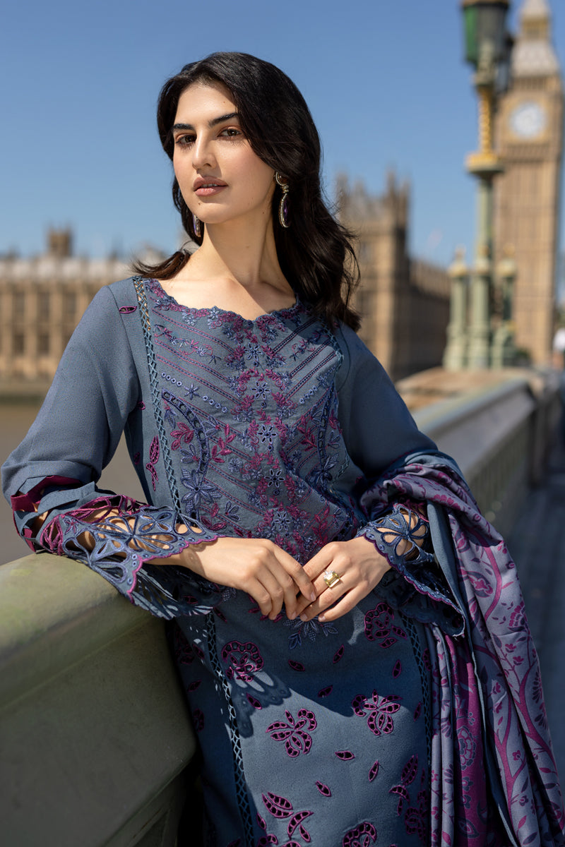 Rangrasiya | Carnation Winter Shawl | Delilah