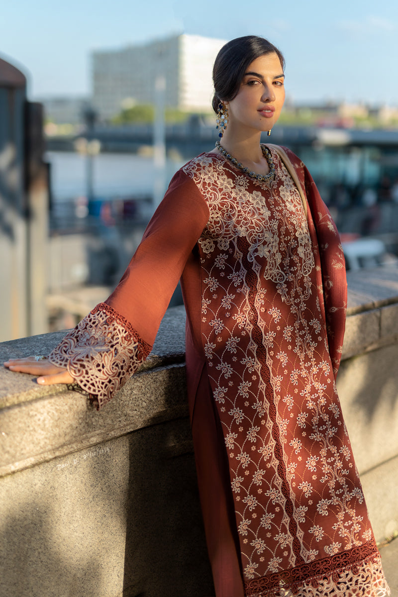 Rangrasiya | Carnation Winter Shawl | Ava