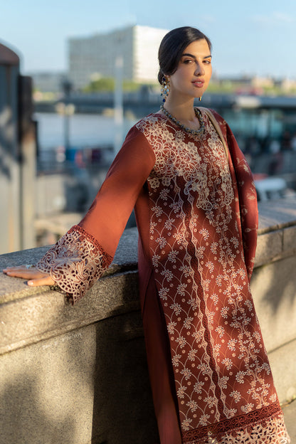 Rangrasiya | Carnation Winter Shawl | Ava