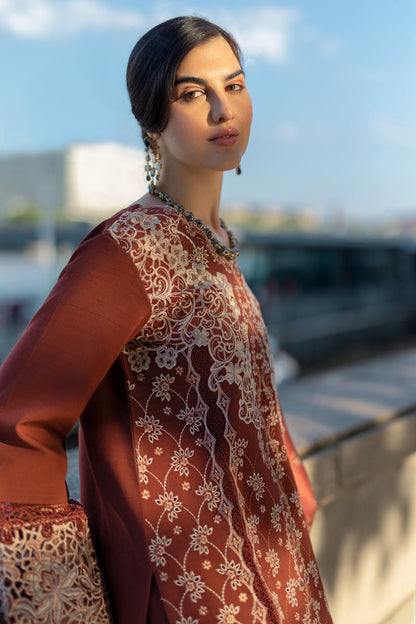 Rangrasiya | Carnation Winter Shawl | Ava