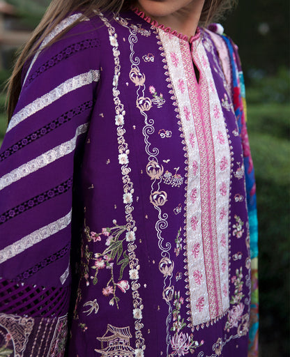 Republic Womenswear | Ilana Eid Luxury Lawn | Lisette - House Of Anaya