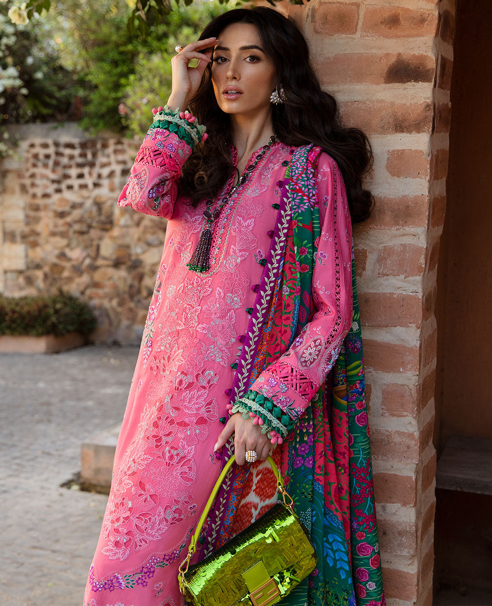Republic Womenswear | Ilana Eid Luxury Lawn | Clemence - House Of Anaya