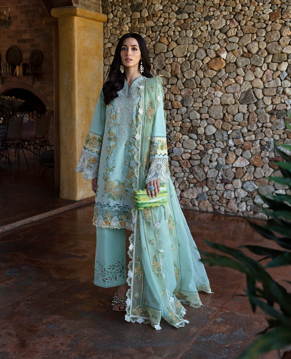 Republic Womenswear | Ilana Eid Luxury Lawn | Elaine - House Of Anaya