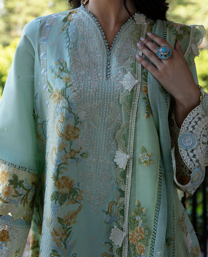 Republic Womenswear | Ilana Eid Luxury Lawn | Elaine - House Of Anaya